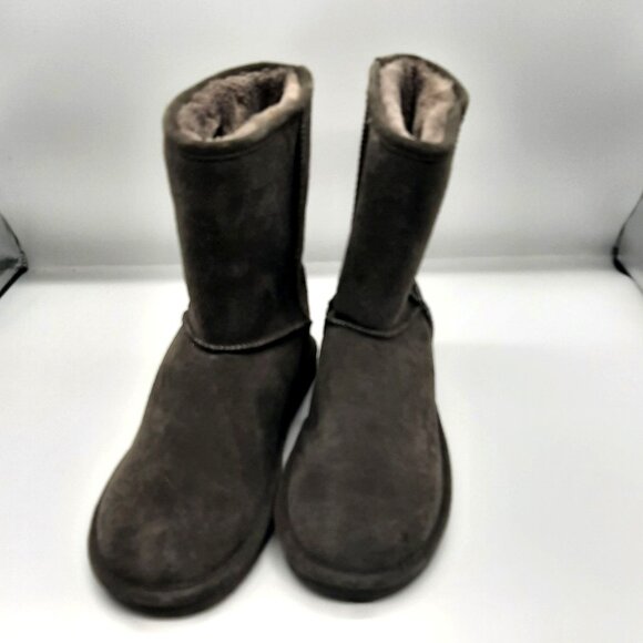 Bjorndal Womens Zadie Brown Faux Fur Lined Leather Upper Winter Boots Size 8M - Picture 1 of 4